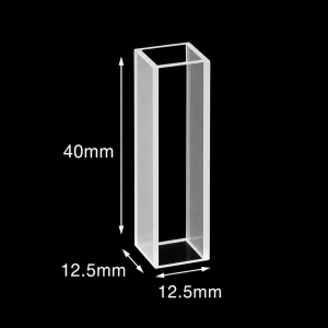 (MQQFC053) Quartz Rectangular Sample Cell, 10 mm Path, 4 mL, Open at Both Ends