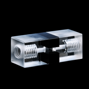 (MQQSC051) Quartz Flow Cell, 3 mm path, 70 µL nominal capacity, Opposed Threaded Ports