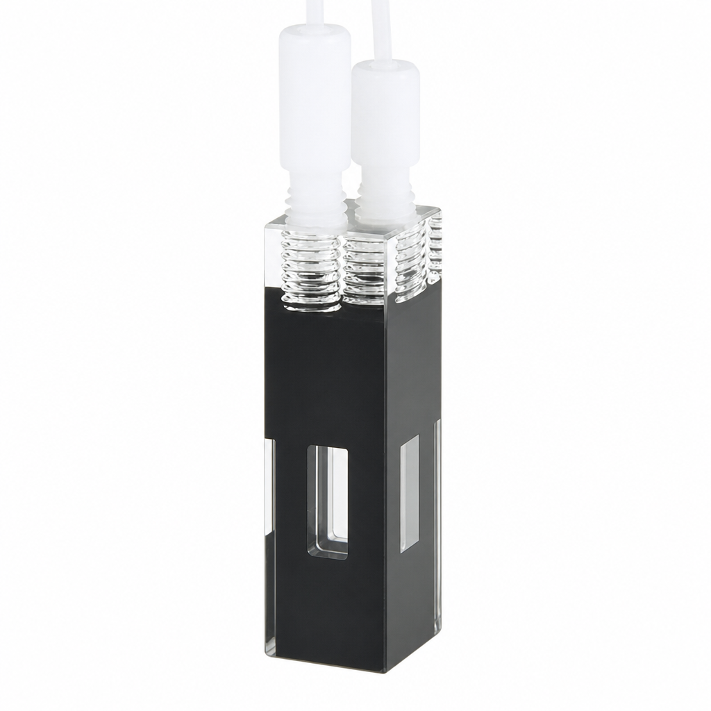 MQQFL003 quartz fluorescence flow cell, 10 mm path length