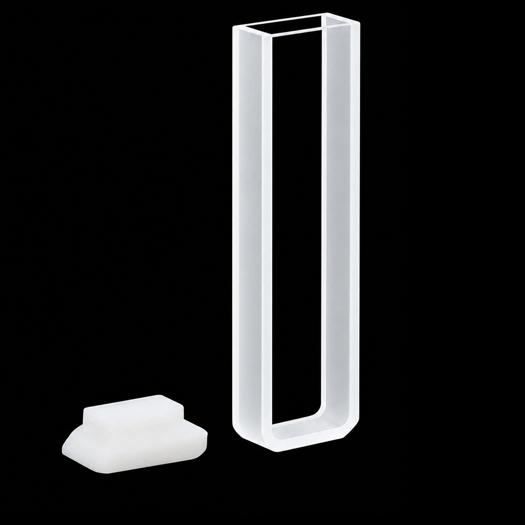 (MQQCU013) Custom Quartz Cuvette, 5 mm Specification, 0.5 mm Optical-Face Wall