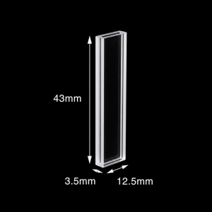(MQQFC052) Quartz Rectangular Sample Cell, 1 mm Path, 430 µL, Open at Both Ends