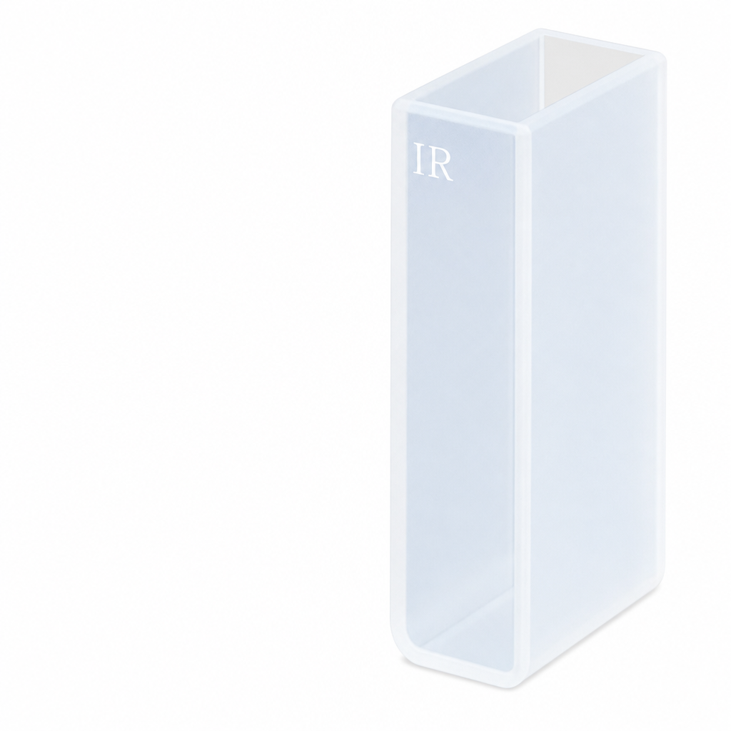 (MQQIR001) JGS3 Infrared Quartz Cuvette, 20 mm Optical Path, 7 mL, 12.5 × 22.5 × 45 mm, 1 Piece