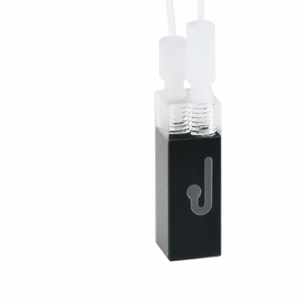 (MQQFC064) Quartz Micro Flow Cell, 10 mm path length, 70 µL capacity, 3 mm aperture, two-side light transmission, 1 piece