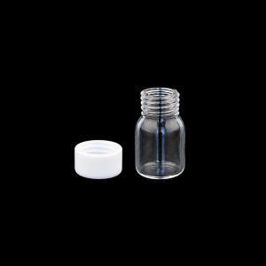 (C051TC) Quartz Screw-Cap Bottle with PTFE Cap, Volume: 5 mL, Size: 20 x 35 mm