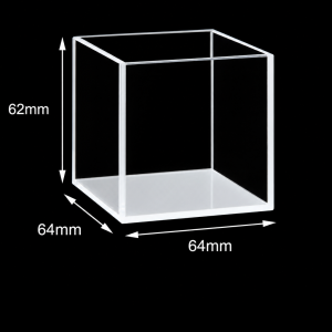(MQQHC018) Quartz High-Capacity Cuvette, 60 mm Path, No Lid, Four-Way Light