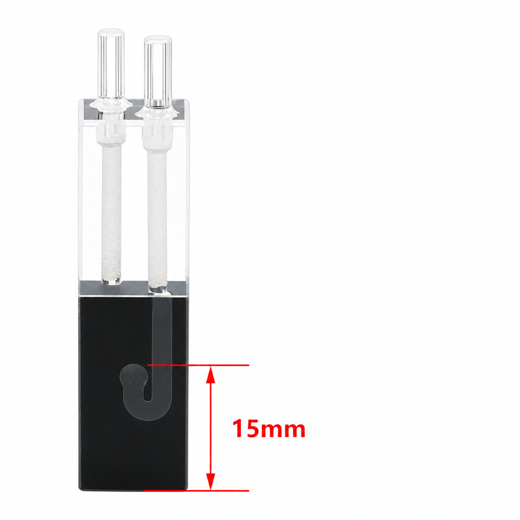 (MQQFC131) Quartz Flow Cell, 10 mm Path, 70 µL, 15 mm Center Height, Two-Side Light Transmission, 1 Piece
