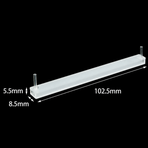 (MQQFC075) Quartz Flow Cell, 100 mm path, 1.4 mL nominal capacity, Two Top Tubes, One Extending into Chamber