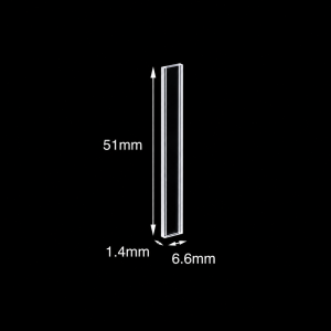 (MQQFC059) Quartz Rectangular Sample Cell, 0.6 mm Path, 140 µL, Open at Both Ends