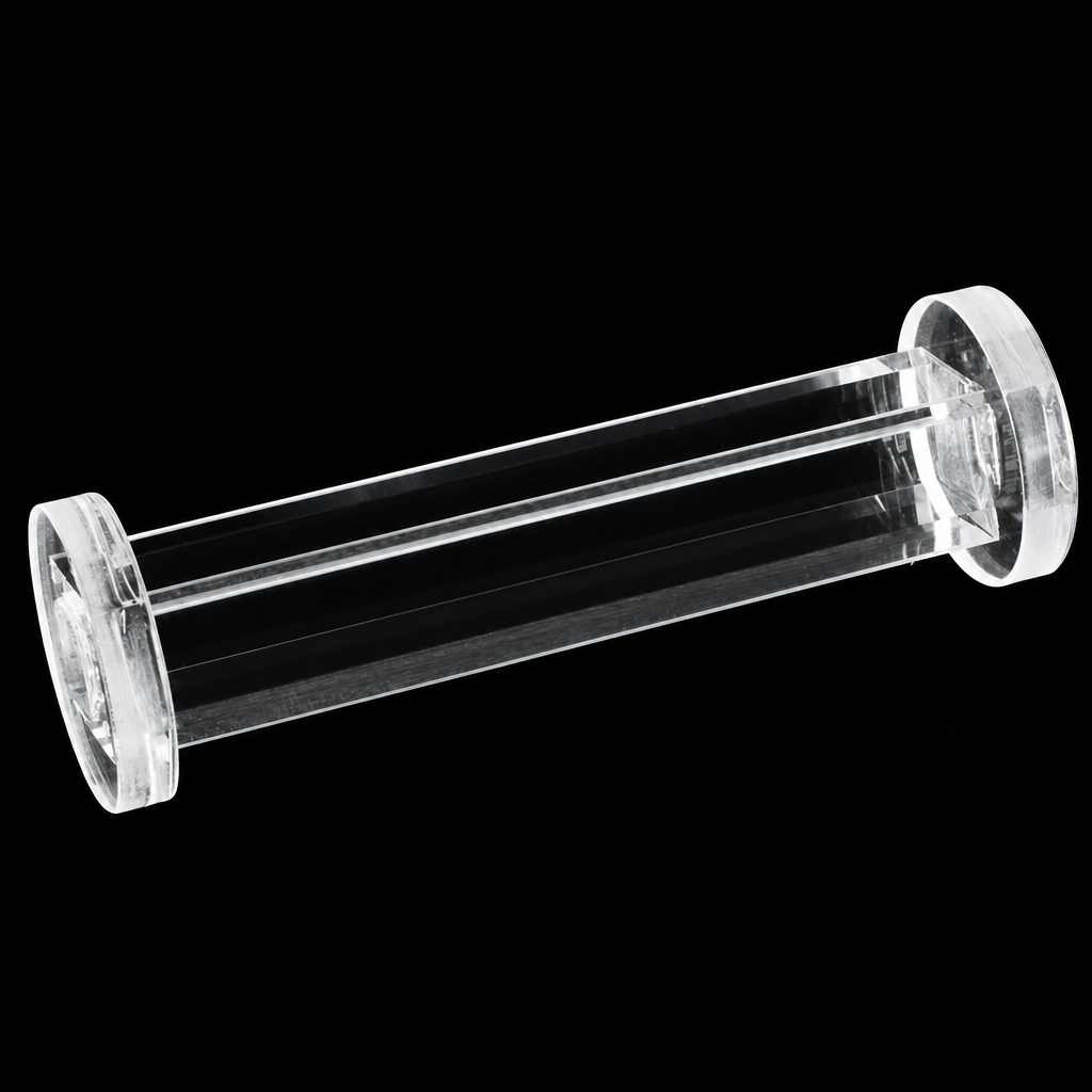 (MQQFC070) Quartz Cuvette Sample Cell, Path Length: 10 mm, Four-Side Light-Transmitting Design, Optical-Cement-Bonded Integrated Construction