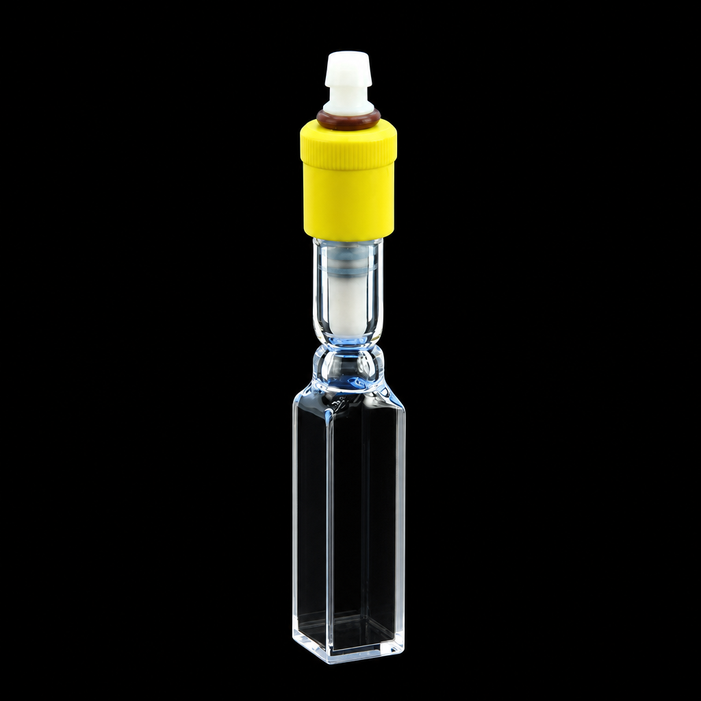 Quartz Fluorescence Sample Cell, 10 mm Path Length, Five Optical Faces, 1 Piece