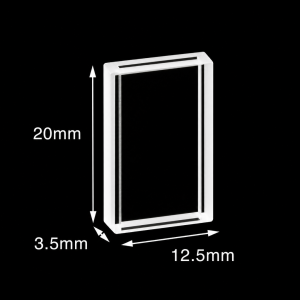 (MQQFC008) Quartz Rectangular Sample Cell, 1 mm Path, 200 µL, Open at Both Ends