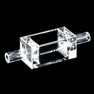 (MQQFL004) Quartz Flow Cell, 10 mm path, 1.5 mL nominal capacity, Opposed Tube Connections