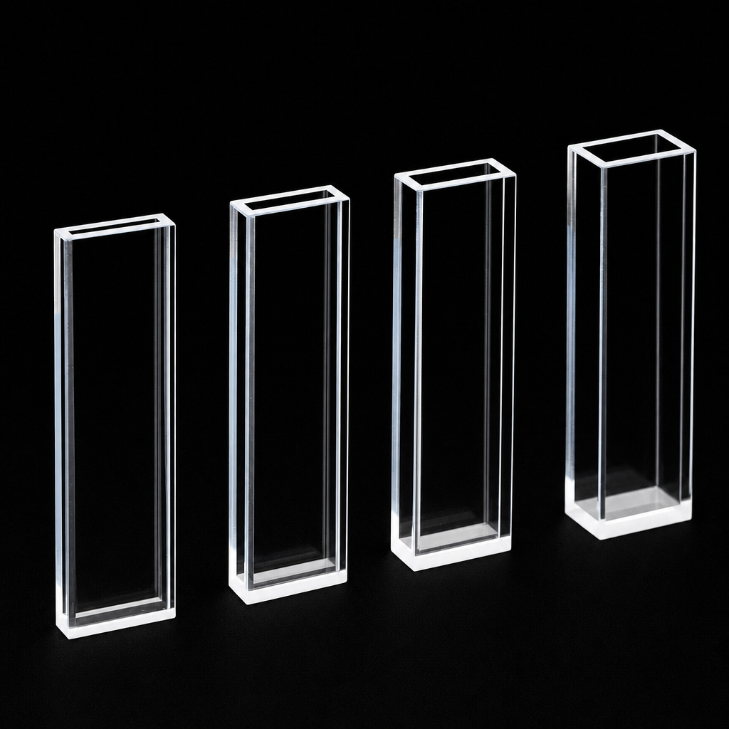 MQQFL046 quartz fluorescence cuvette, 3 mm path length, 1.05 mL capacity