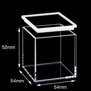 (MQQHC016) Quartz High-Capacity Cuvette, 50 mm Path, Quartz Lid, Five-Sided Optical Windows