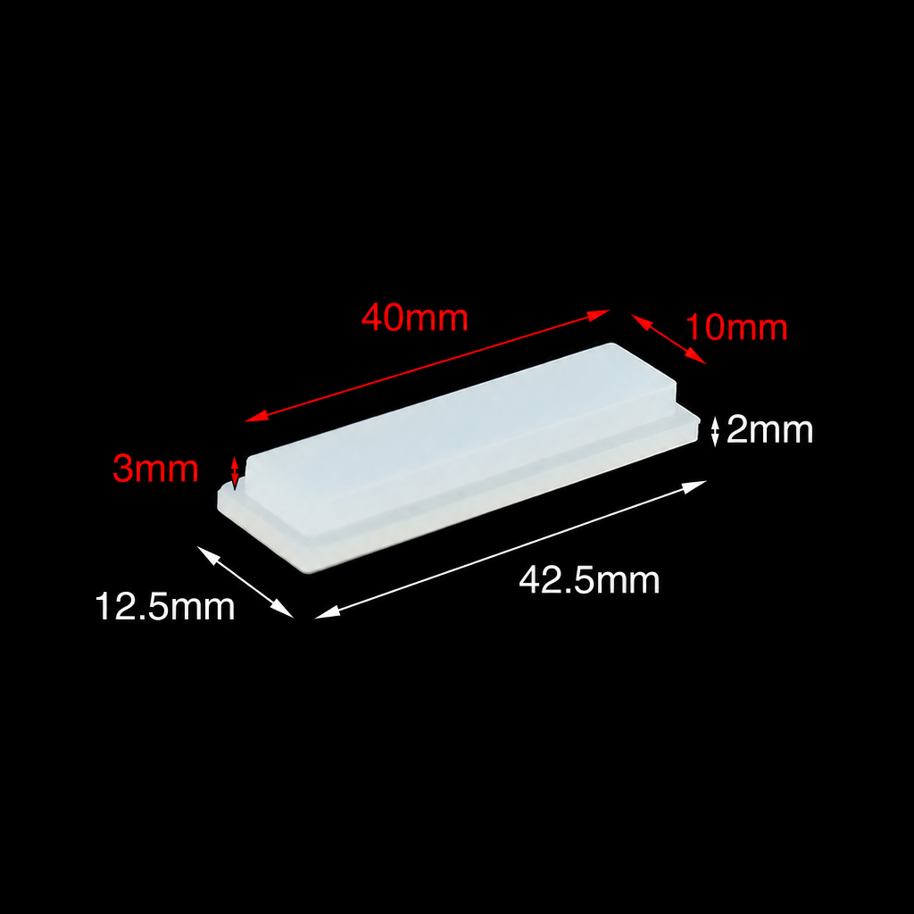 (MQACC050) Lid, 3 mm, 40 mm, Silicone, 1 Piece