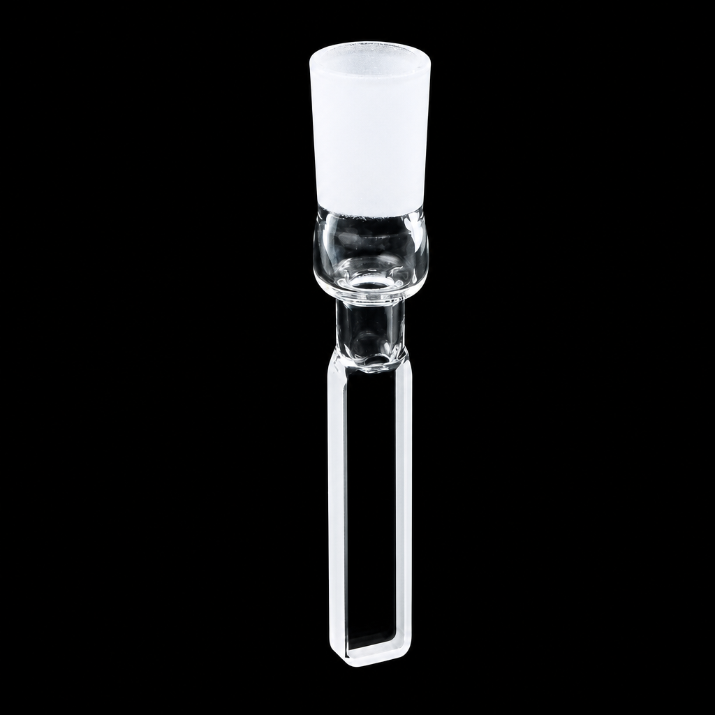 (MQQST004) Stoppered Quartz Cuvette, 95 mm, 3 mm Path Length, With Stopper, 3 mm, Two-Way Light, 1 Piece