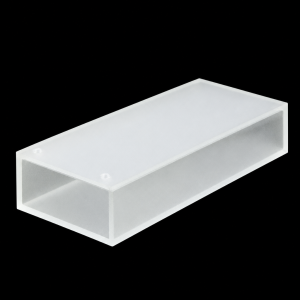(MQGSC002) Glass Rectangular Sample Cell, 100 mm path, 33 mL nominal capacity, Small Optical End Faces