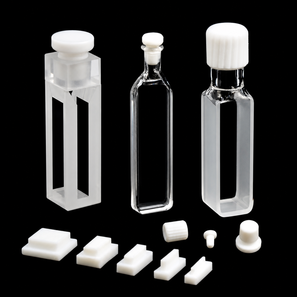 5 mm path PTFE screw-top cuvette lid, 1 Piece