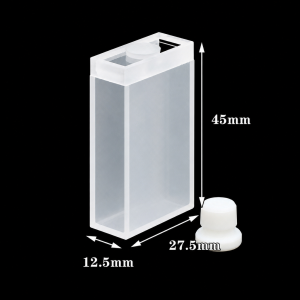 (MQQST006) Quartz Stoppered Cuvette, 25 mm path, 9 mL nominal capacity, Broad 25 mm Chamber