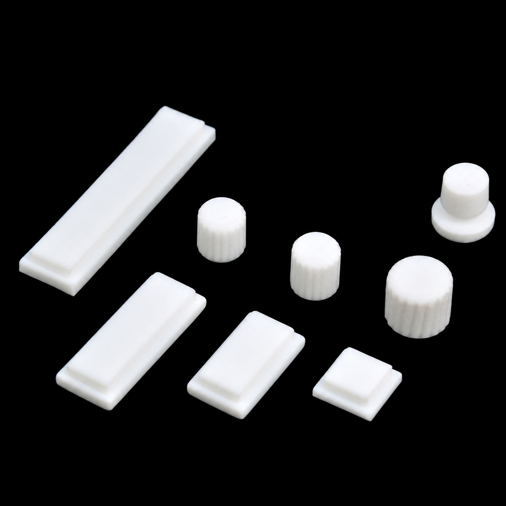 White PTFE cuvette lid labeled for 30 mm path length, 32.5 × 12.5 × 5 mm, 1 Piece