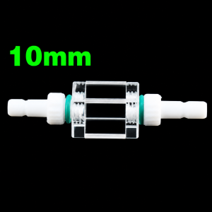 (MQQFC004) Quartz Flow Cell, 10 mm Path Length, 1 mL Capacity, Four-Side Light Transmission, 1 Piece