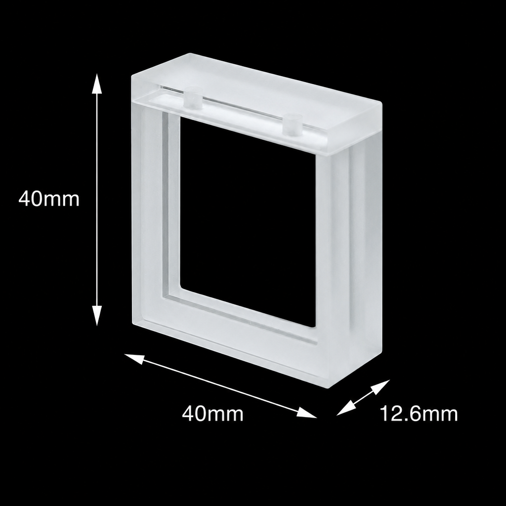 (MQQFC132) Large-Area Quartz Flow Cell, 3.6 mm Path, 2.7 mL, Two-Side Light Transmission, 1 Piece