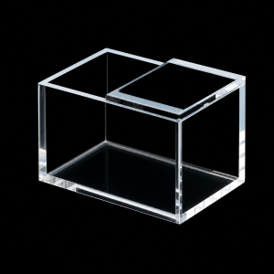 (MQGSC003) Glass Rectangular Sample Cell, 25/41 mm paths, Partial-Opening Top Panel