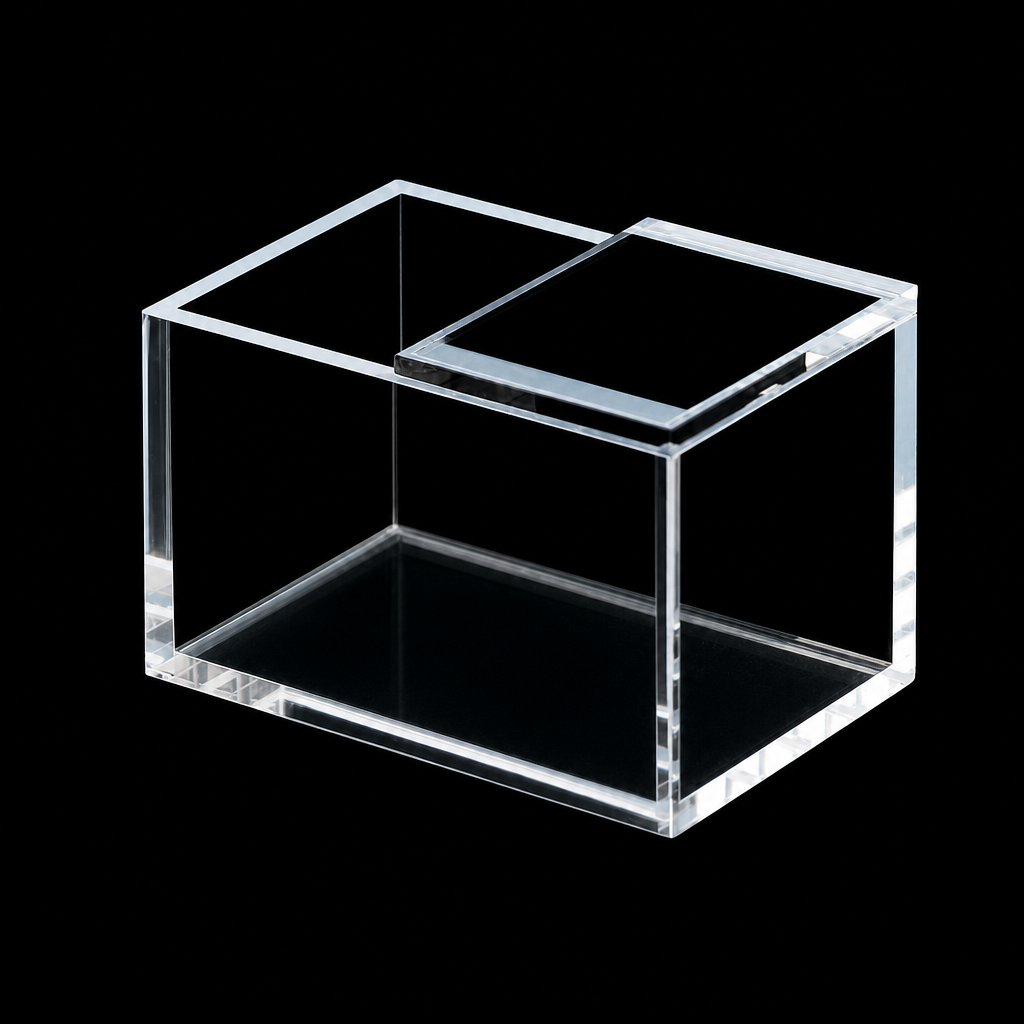 (MQGSC003) Custom SCHOTT Glass Cuvette, 25/41 mm Dual Path, Six-Side Light Transmission, 1 Piece