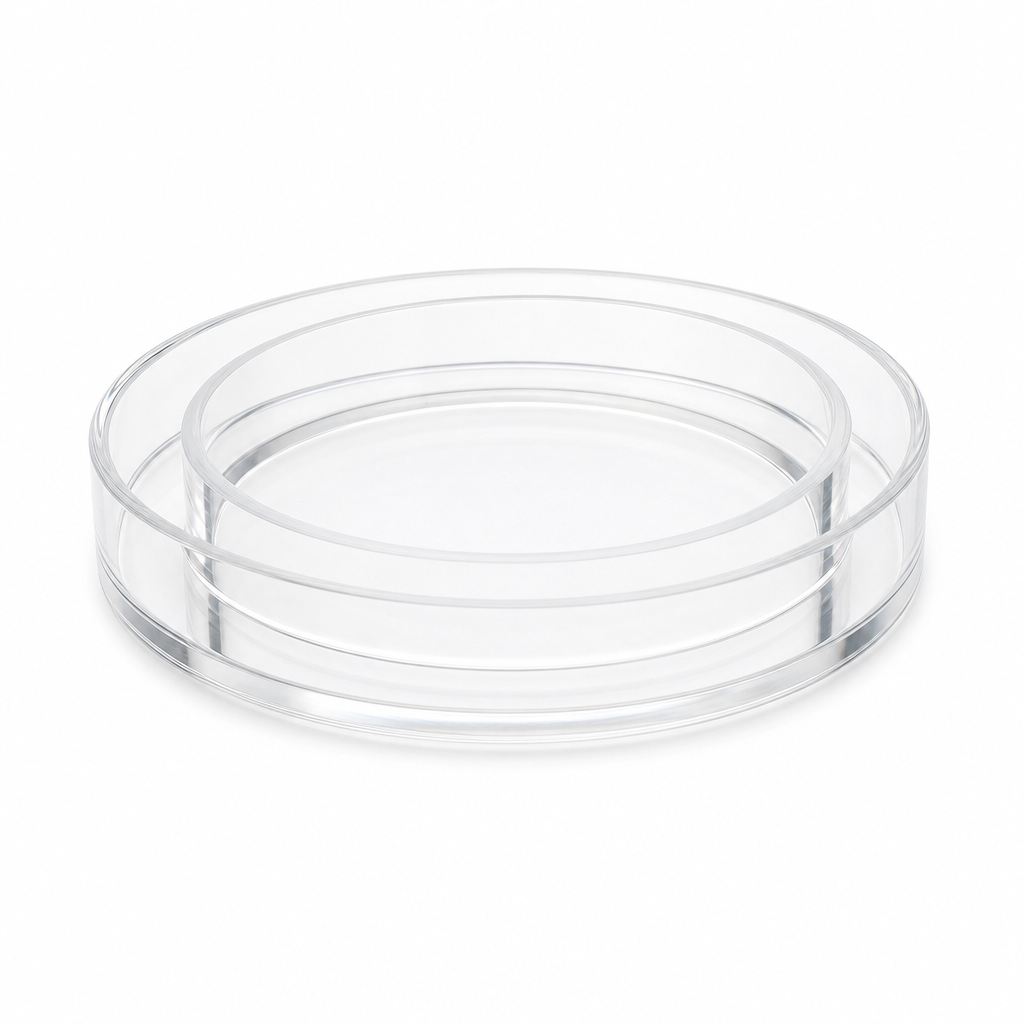 (MQQCU020) Quartz Annular Cuvette for Reflectance, 35 mL, 100 mm OD, 75/80 mm Concentric Edges