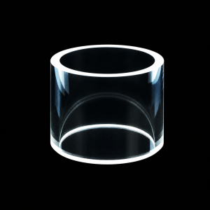 (MQQIR003) Quartz Reflectance Sample Cell, 115 mL nominal capacity, Cylindrical Sample Cup with Optical Base