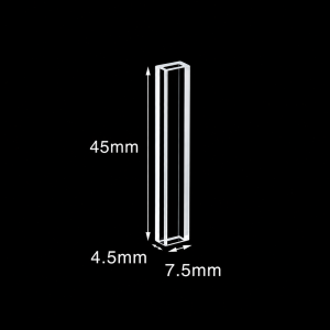 (MQQFC032) Quartz Rectangular Sample Cell, 5/2 mm Dual Path, 450 µL, Open at Both Ends