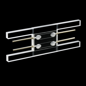 (MQQFC107) Quartz Counting Flow Cell, 0.2 mm path, Dual-Channel Layout