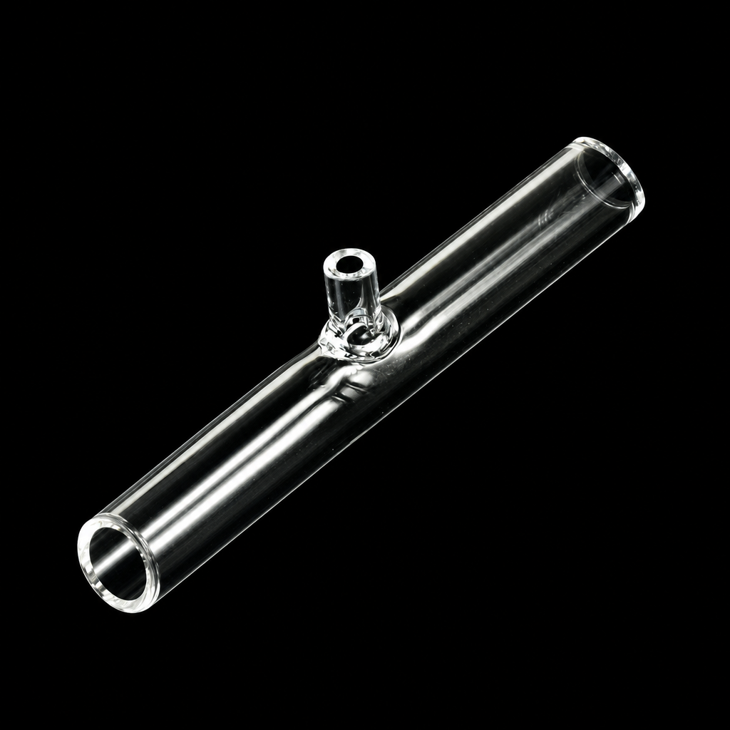 Quartz Atomic Vapor Cell, 60 mm, 7 mm, 62 mm, Quartz, 10 mm, Ø55 mm, 20 mL, Custom Size, 1 Piece