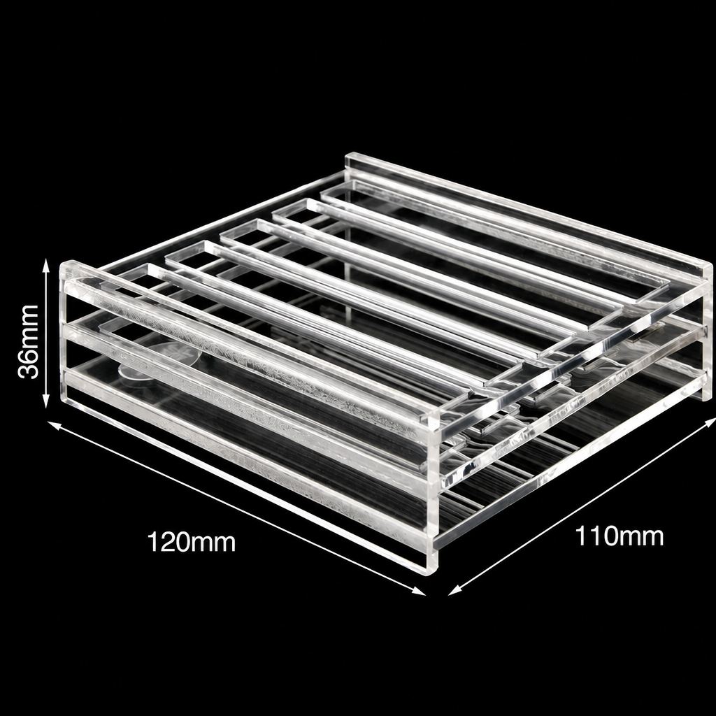 (MQACC013) Cuvette Rack, 100 mm, Standard 80, 1 Piece