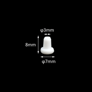(MQACC035) PTFE Short-Path Cuvette Stopper, 7 mm Base Diameter, 8 mm Height