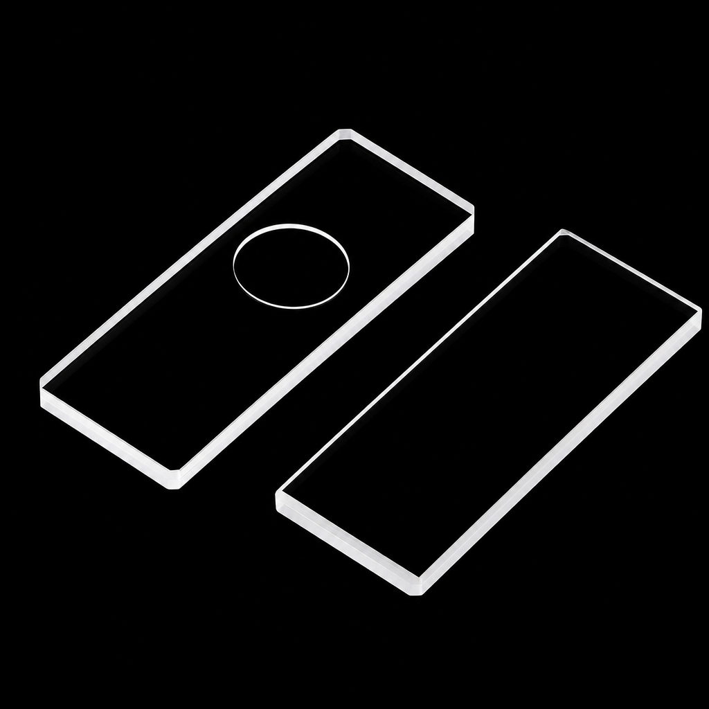 (MQQMC015) Quartz Detachable Micro Cuvette, 0.4 mm path length, 11 µL capacity, circular groove, with cover plate, 1 piece