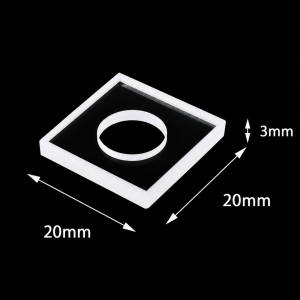 (MQQFC126) Quartz Counting Flow Cell, 2 mm path, 150 µL nominal capacity, Bare Circular-Recess Cell