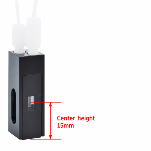 (MQQFL013) Quartz Flow Cell, 3 mm path, 72 µL nominal capacity, Threaded Connections, 15 mm Z Height