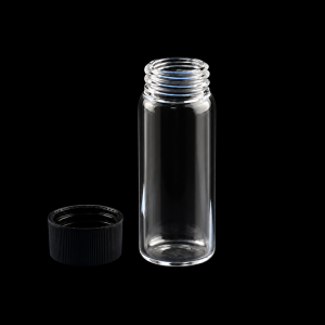 (MQM379) Quartz Screw Sample Vial, Volume: 30 mL, Size: 28 x 72 mm