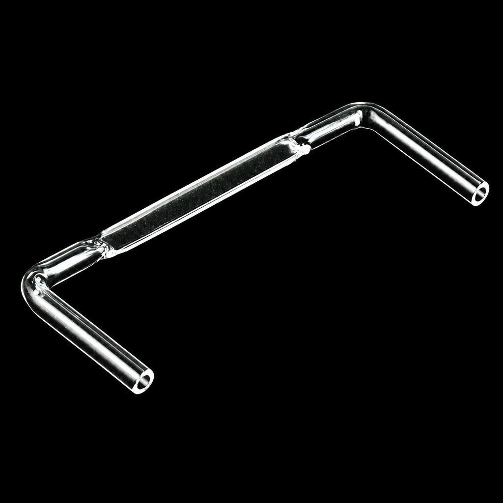 (MQQFC118) Quartz Flow Cell, 0.6 mm Path Length, Custom Size, 1 Piece