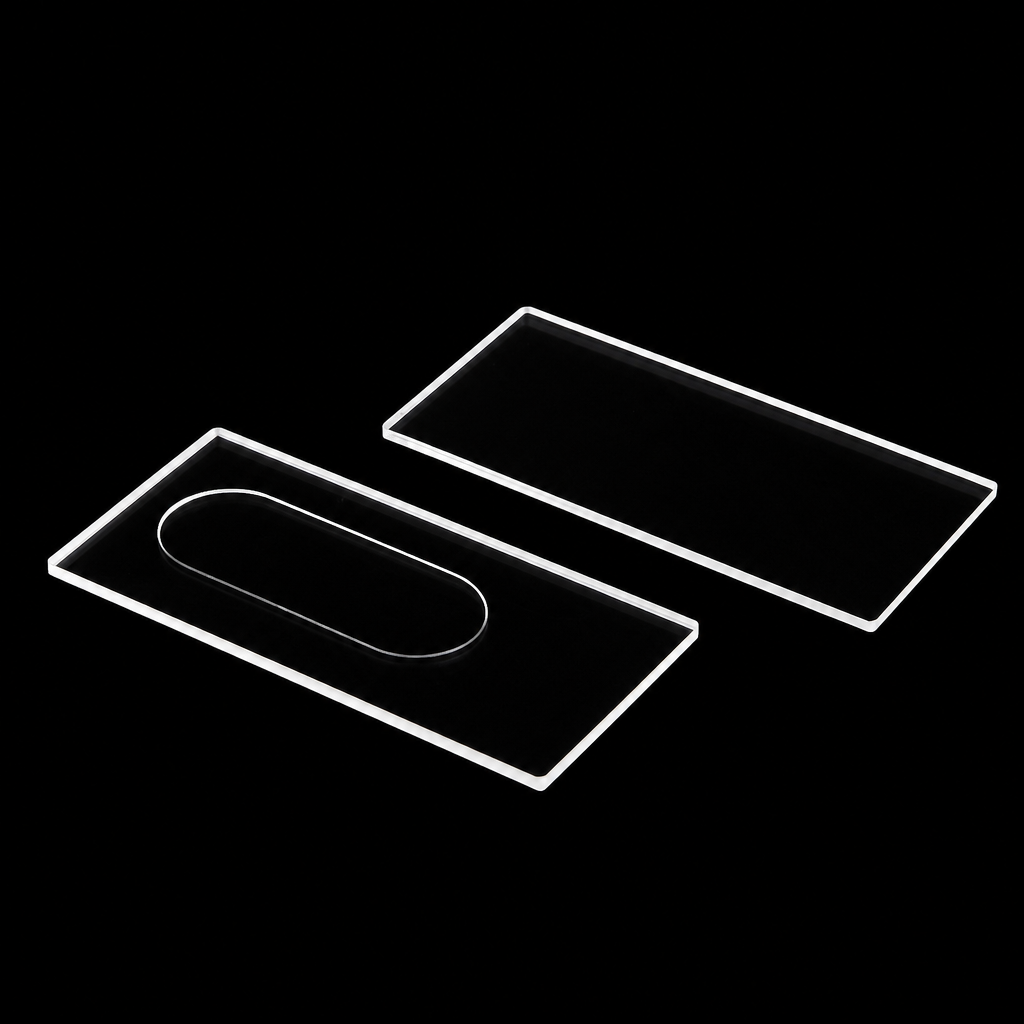 (MQQMC047) Detachable Quartz Micro Cuvette with Cover Plate, 0.2 mm Path, 65 µL, 1 Set