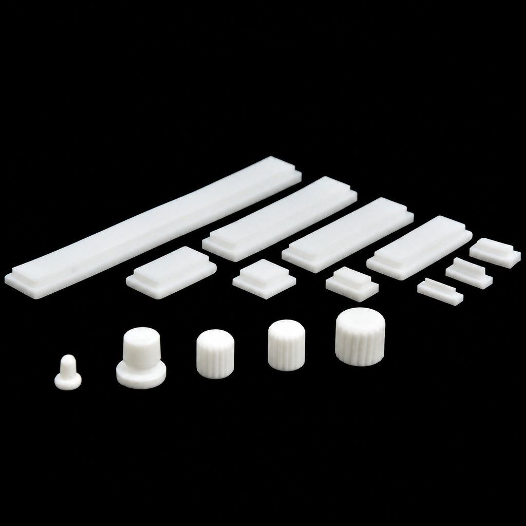 White PTFE cuvette lid for 10 mm path length, sealed configuration, 1 Piece