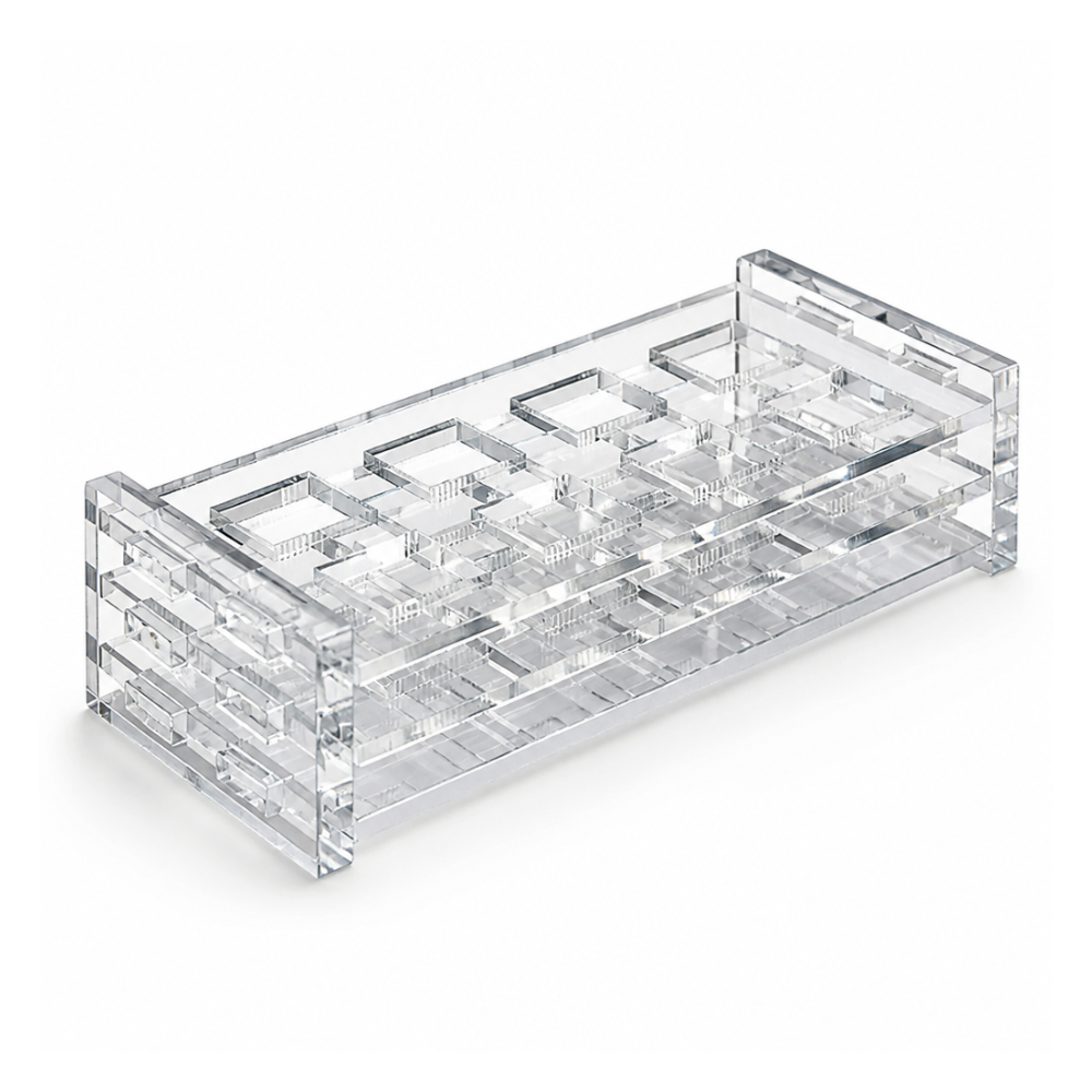 Cuvette Rack, 25 mm, 100 × 50 × 25 mm, 8, 1 Piece