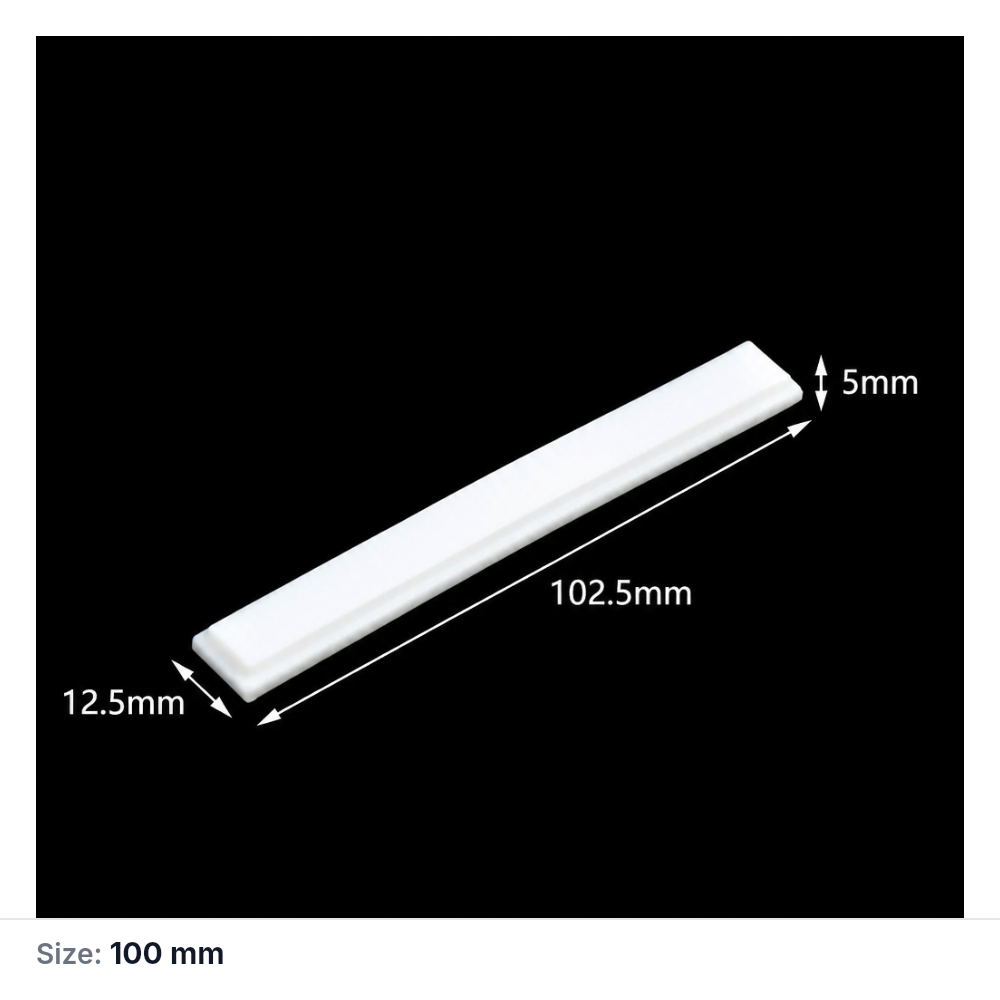 Cuvette Holder, 102.5 × 12.5 × 5 mm, PTFE, 1 Piece