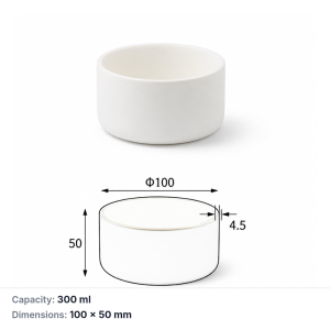 (MQACR419) Alumina, 100 × 50 mm, 300 mL, 390 g, 1 Piece