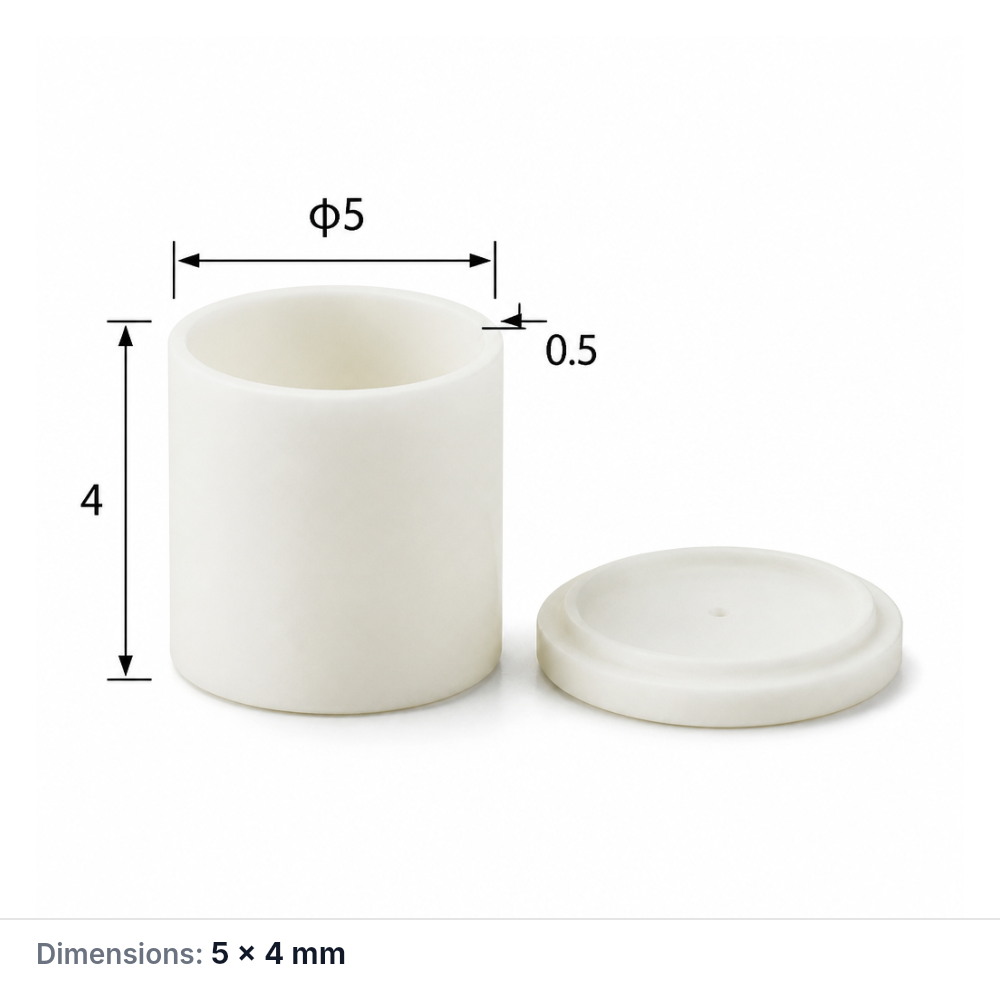 (MQACR511) Thermal Analysis Crucible with Lid, 5 × 4 mm, 1 Piece