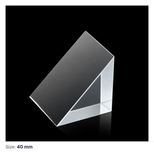 (MQOPR003) Optical Prism, 40 × 40 × 40 mm, K9, 1 Piece