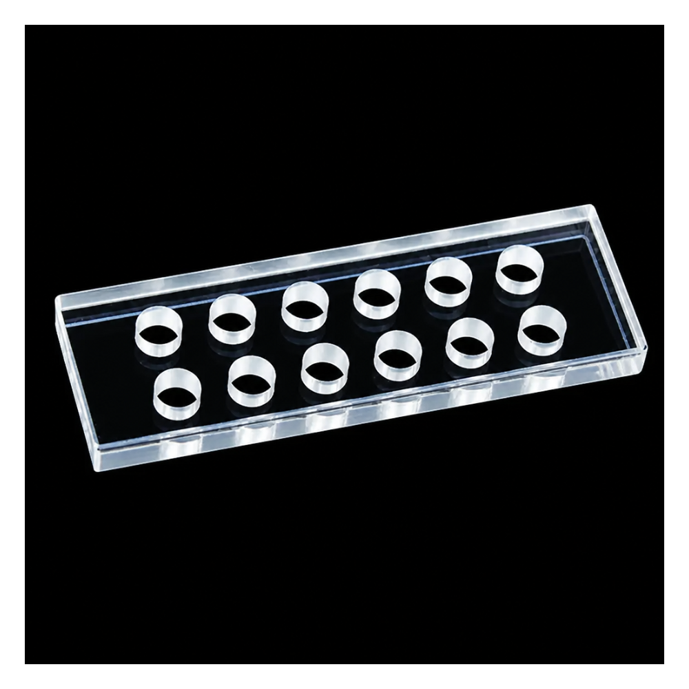 MQQFL015 quartz multi-groove sample cell, 6 mm circular groove