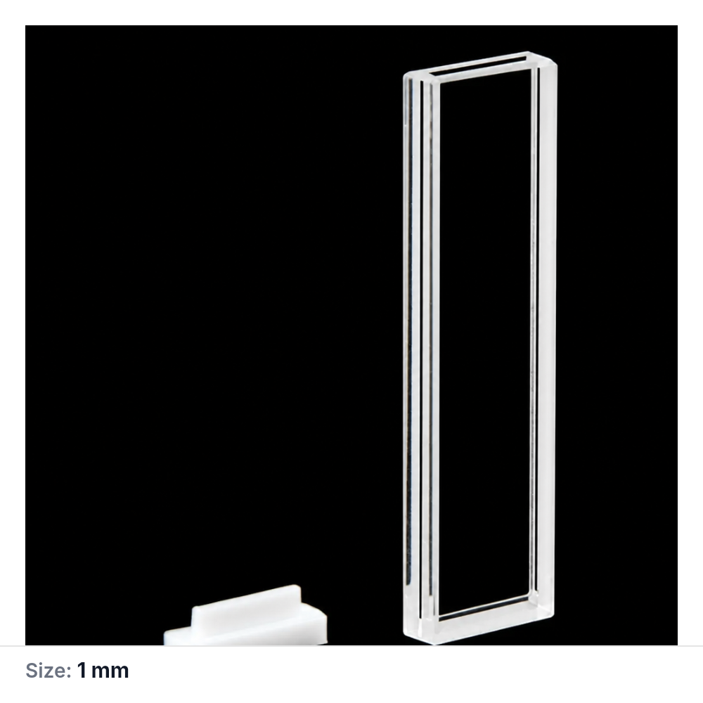 (MQQFL038) Quartz Fluorescence Cuvette, 1 mm Path Length, Four-Way Light, 1 Piece