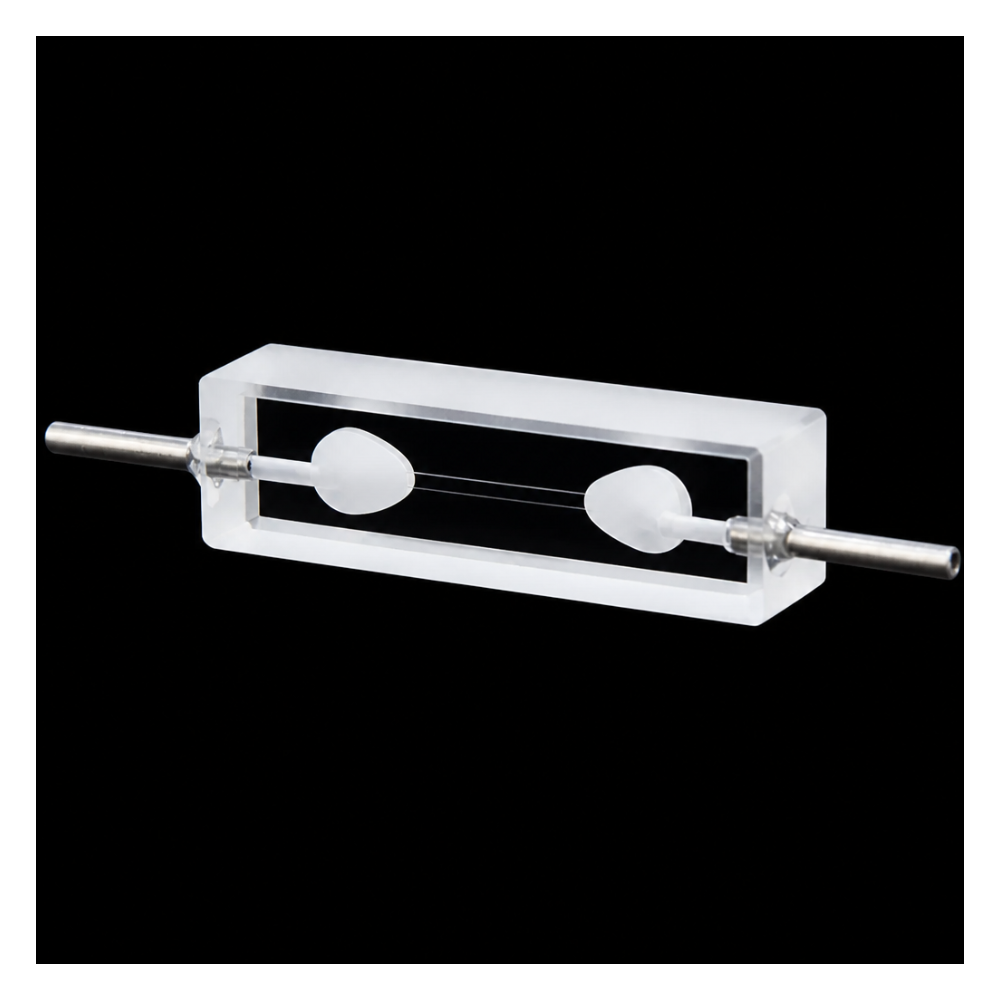 JGS1 Quartz Counting Flow Cell, 0.05 mm Path, 0.7 µL, 8 × 8 mm Body, 1 Piece | MQQHC021